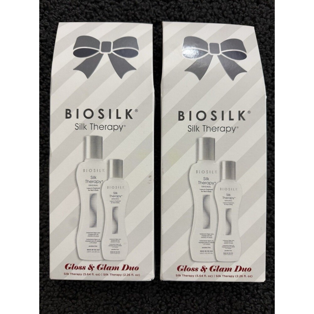 Biosilk Silk Therapy (2 Pack) Original 12 oz leave-in treatment for hair & Body